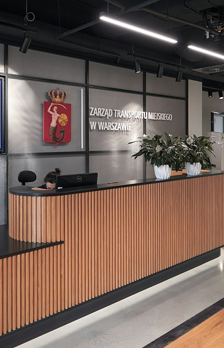 会社受付の写真